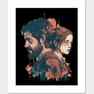 Ellie and Joel Posters and Art